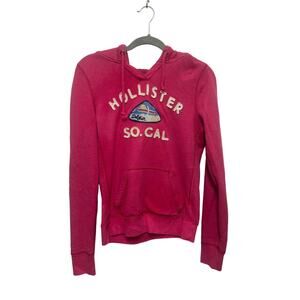 Y2K Medium Pink Hollister Hoodie